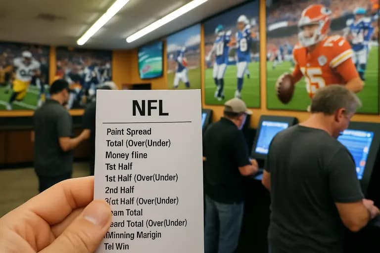 Sports betting analyst reviewing market menus and state access notes