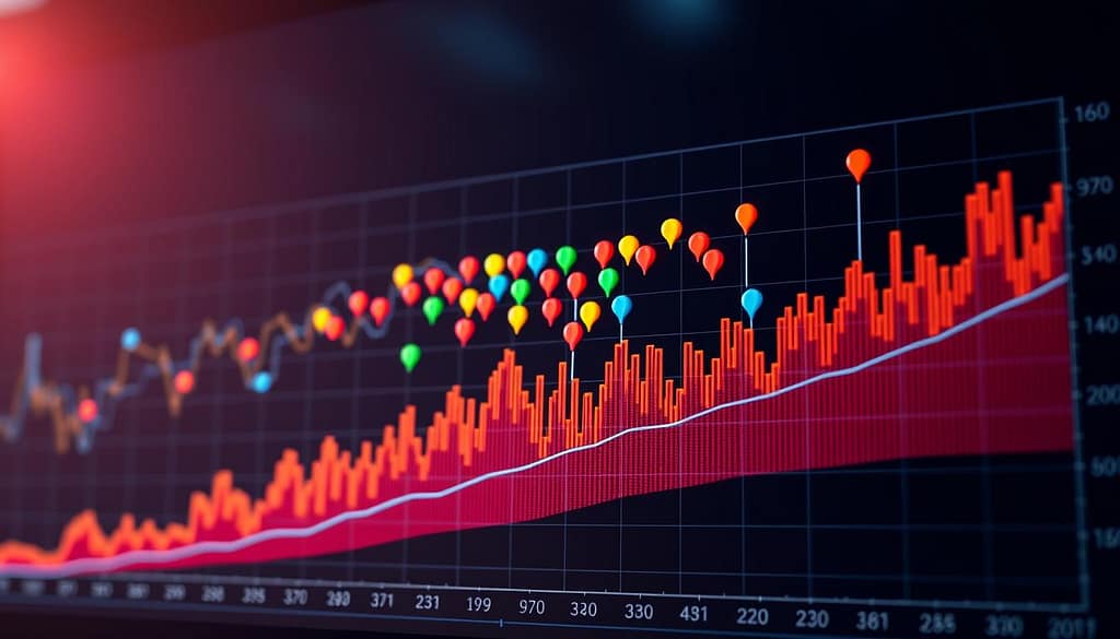 A visually striking steam chart analysis depicting reverse line movement in public betting data. In the foreground, a clear, vibrant graph displaying rising and falling lines, representing volatility and shifts in betting patterns. The middle layer features a collection of colorful markers indicating significant movements, contrasted against a sleek black backdrop for clarity. In the background, subtle abstract shapes representing data streams and trends, creating an analytical atmosphere. The lighting should be bright and high-contrast to illuminate key elements, with a slightly angled perspective to enhance depth. The mood is professional and insightful, aimed at immersing the viewer in detailed sports analytics. A visually striking steam chart analysis depicting reverse line movement in public betting data. In the foreground, a clear, vibrant graph displaying rising and falling lines, representing volatility and shifts in betting patterns. The middle layer features a collection of colorful markers indicating significant movements, contrasted against a sleek black backdrop for clarity. In the background, subtle abstract shapes representing data streams and trends, creating an analytical atmosphere. The lighting should be bright and high-contrast to illuminate key elements, with a slightly angled perspective to enhance depth. The mood is professional and insightful, aimed at immersing the viewer in detailed sports analytics.