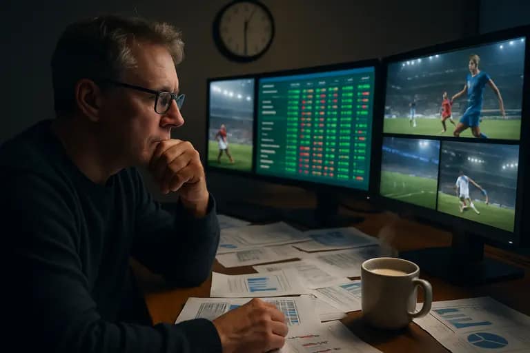 Dashboard showing betting volume trends, market depth, and deposit timing