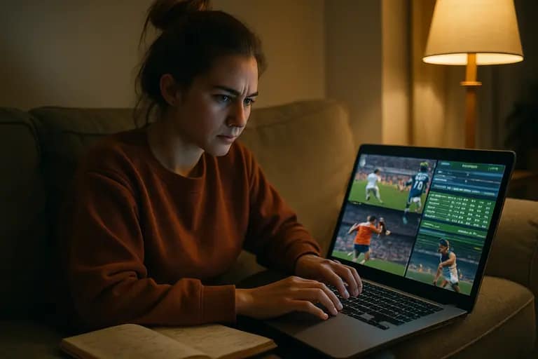 Notebook and laptop used to track betting prices and market types
