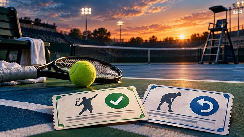 Sunset Tennis Match Result_Tickets