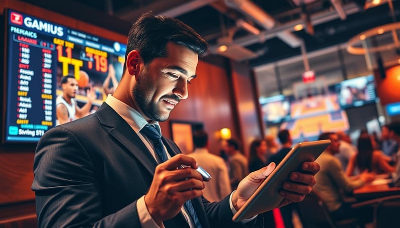 basketball prop and live betting