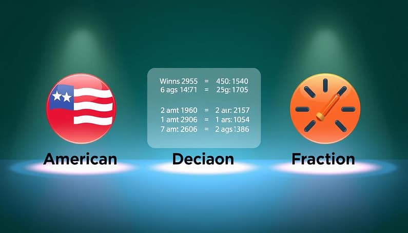 betting odds formats