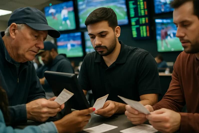 Analyst reviewing hold margin trends across sportsbook pricing dashboards