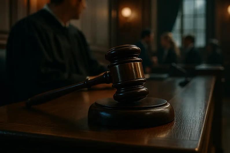 Court papers and market charts illustrating Utah Gambling Laws and prediction market access
