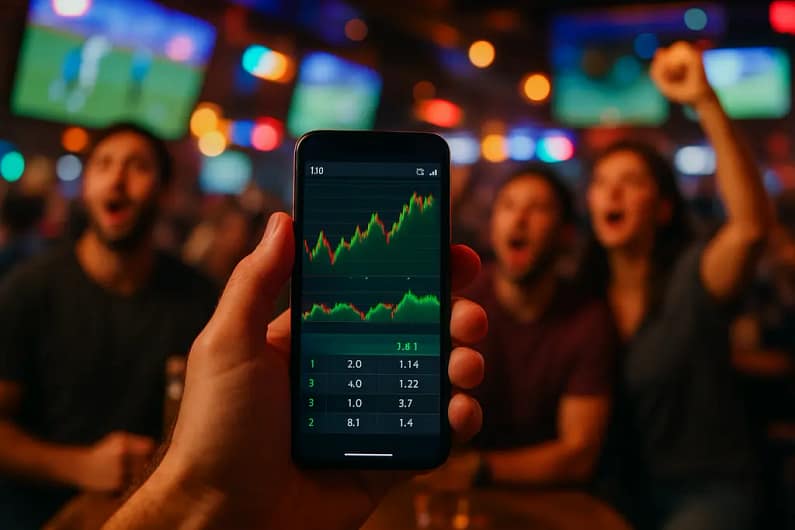 Analyst comparing Live Betting Margins on multiple sportsbook screens
