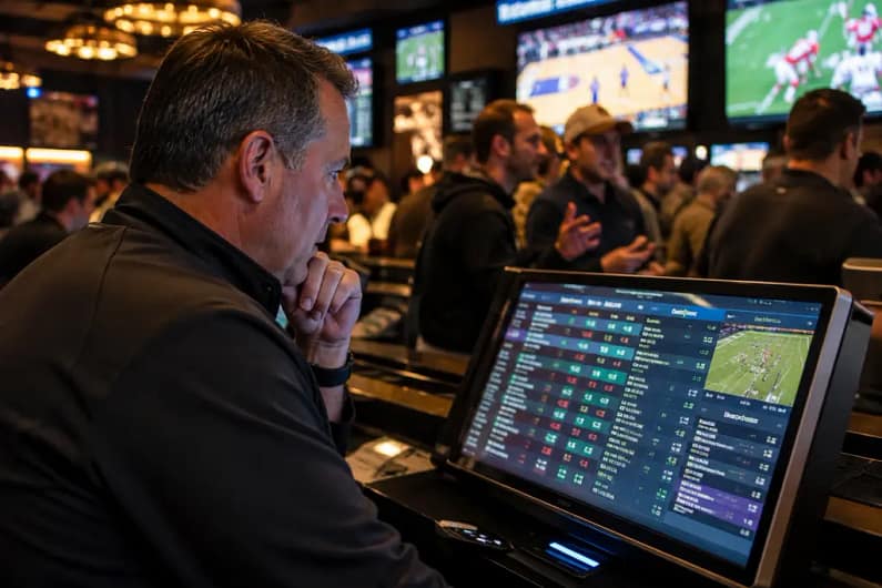 Analyst reviewing margin variability data for lower-liquidity sports markets