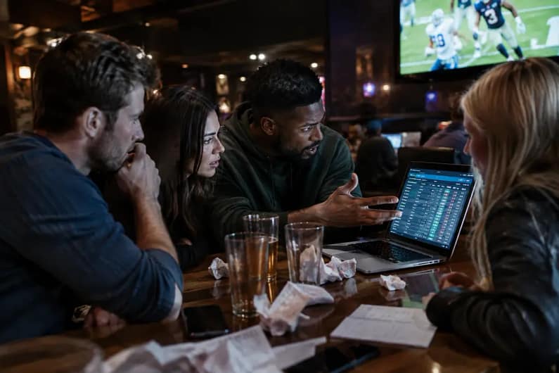New Jersey Prediction Markets analysis with trading screens and sportsbook data charts