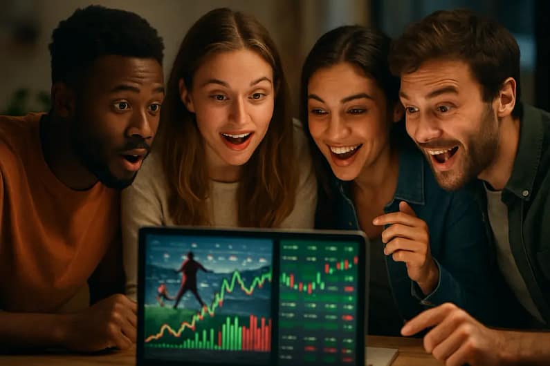 Analyst comparing prediction markets and sportsbook data on multiple screens